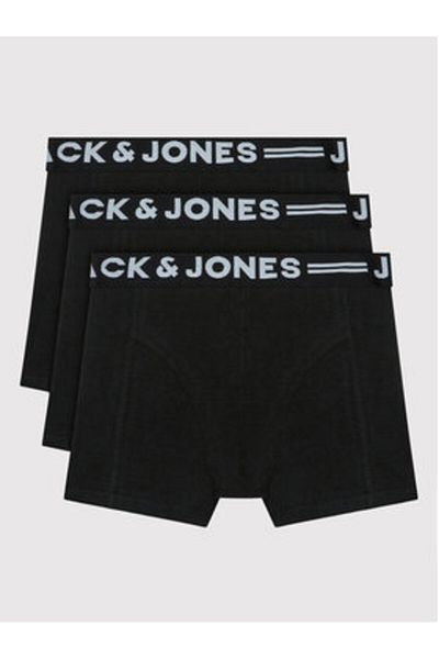 Jack & Jones Jack Jones Junior Set de 3 boxeri pentru băieți 12149293 Negru