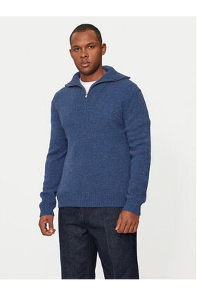 Jack & Jones Tricou polo pentru bărbați Jack Jones 12247387 Albastru