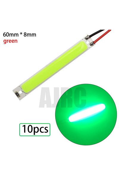 AJRC 60mm green 10pcs 10pcs Rc Car Accessories Drift Car Led Wheel Eyebrow Chassis Dazzle Light For Trx4
