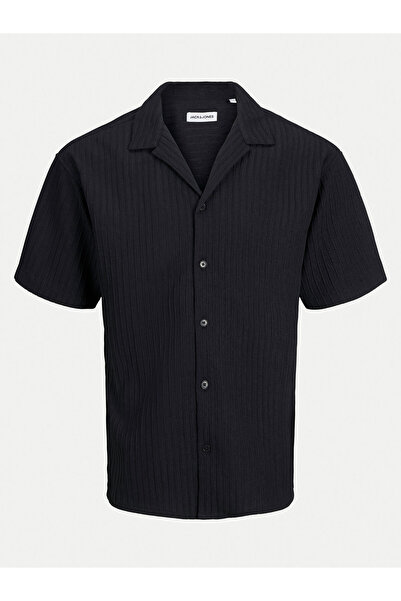 Jack & Jones Cămașă bărbătească Jack Jones 12269640 Negru