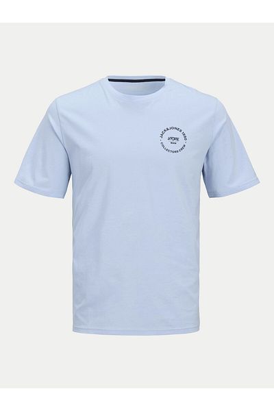 Jack & Jones Tricou bărbătesc Jack Jones 12269280 Albastru deschis