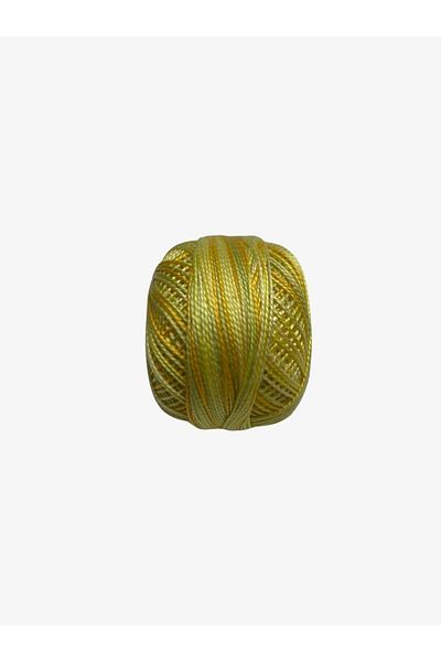 Yiğit Kumaş Embroidery Thread (Etamine Thread) Anchor No:8 Yellow Color 1304