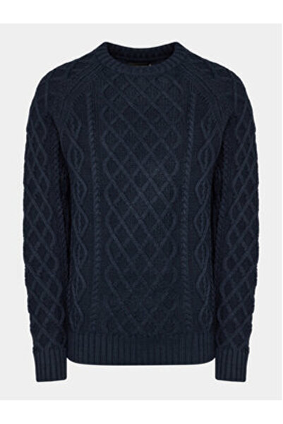 Indicode Pulover Bărbați BUSSEL 35-597 Bleumarin