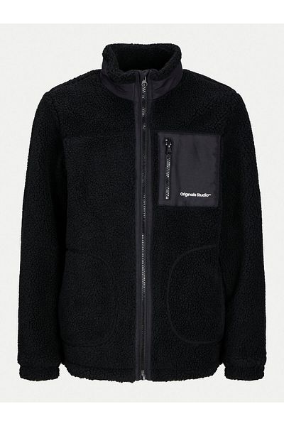 Jack & Jones Jachetă de tranziție Jack Jones Junior pentru băieți 12261341 Neagră