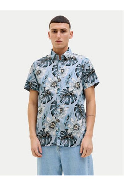 Jack & Jones Cămașă bărbătească Jack Jones 12269137 Albastru deschis