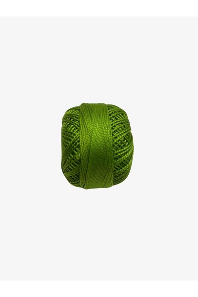 Yiğit Kumaş Embroidery Thread (Etamine Thread) Anchor No:8 Green Color 255