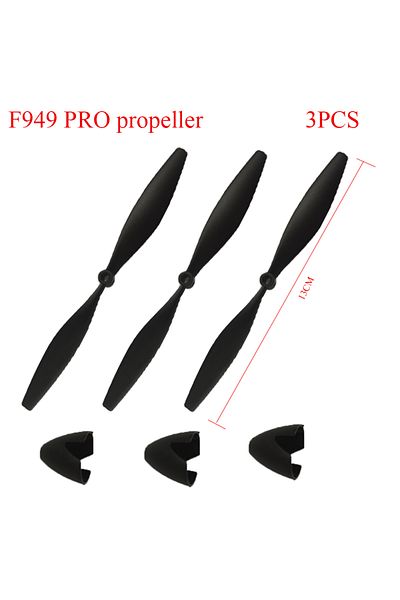 Choice PRO propeller 3PCS Wltoys F949 RC Airplane spare parts Park10toys F949 3CH RC Airplane Spare Parts
