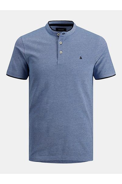 Jack & Jones Tricou polo pentru bărbați Jack Jones 12199711 Albastru