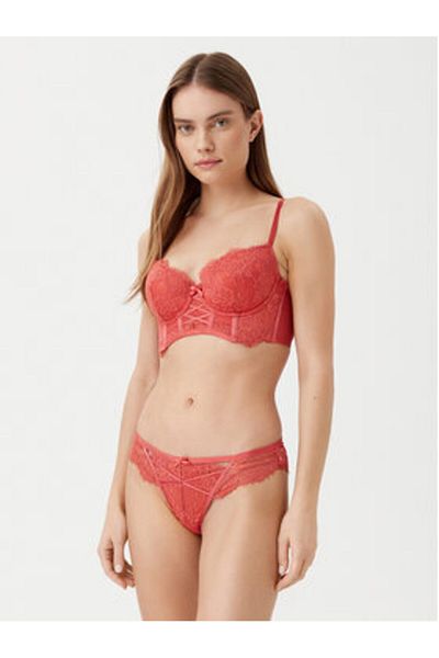 Hunkemöller hunkemoller Women's Push-up Bra 206386 Red