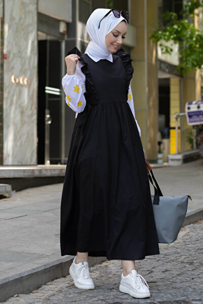 TOFİSA Koszula+Sukienka Czarna - 10510