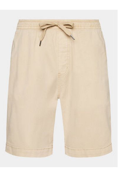 Indicode Pantaloni scurți din material textil INKelowna pentru bărbați, culoare bej, 70-165