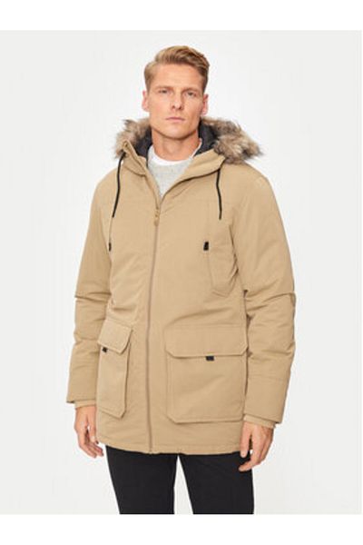 Jack & Jones jack jones Mens Parka 12258406 Beige