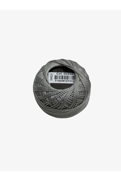 Yiğit Kumaş Embroidery Thread (Etamine Thread) Anchor No:8 Gray Color 234