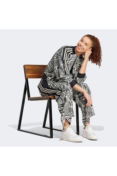 adidas Hanorac alb pentru femei Farm Tiro Tt