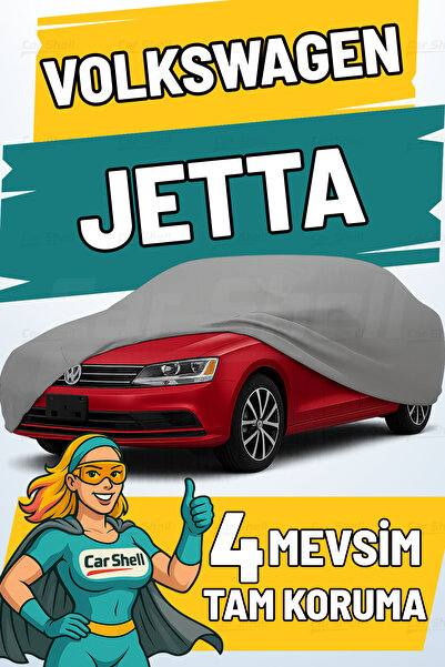 Car Shell Volkswagen Jetta Uyumlu Araba Brandası Su ve Güneş Geçirmez Çizilme...