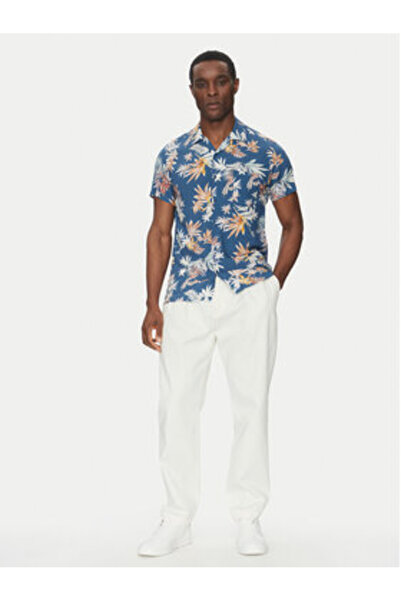 Indicode Cămașă bărbătească INRAMMIE 20-435 Bleumarin