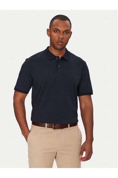 Jack & Jones Tricou polo pentru bărbați Jack Jones 12268227 Bleumarin