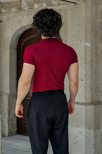 Liber Μπλουζάκι συμπίεσης (CLARET RED)