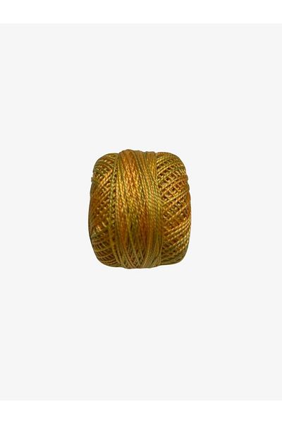Yiğit Kumaş Embroidery Thread (Etamine Thread) Anchor No:8 Yellow Color 1305
