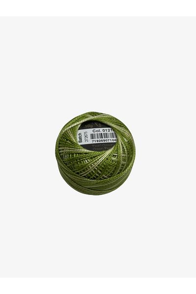 Yiğit Kumaş Embroidery Thread (Etamine Thread) Anchor No:8 Green Color 1216