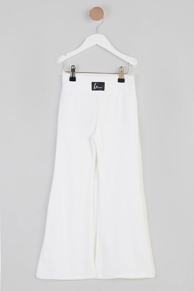 TOFİSA White Spanish Leg Leggings for Girls - 25508