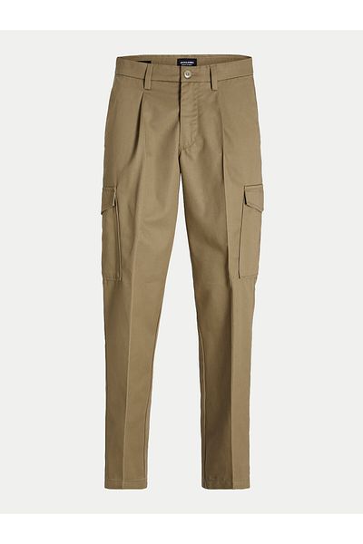 Jack & Jones jack jones Mens Fabric Trousers 12247358 Brown