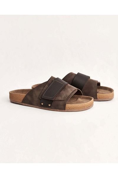 Chirpy Men's Summer Wide Single Strap Casual Slippers