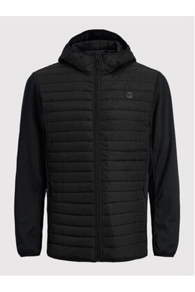 Jack & Jones Jachetă de tranziție pentru bărbați Jack Jones 12182242 Neagră
