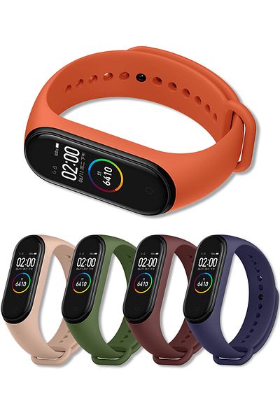 PUFWİN مجموعة من 5 نطاقات متوافقة مع Xiaomi Mi Band 3 و4