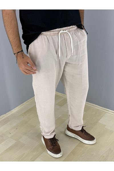 MARESHAL Muslin Trousers (Beige)