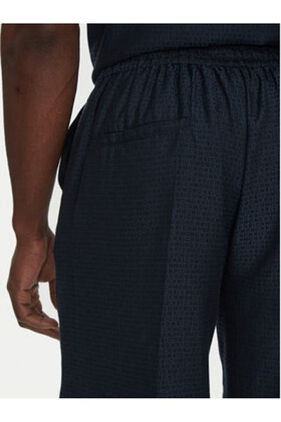 John Richmond Pantaloni scurți din material textil pentru bărbați UMP25060BE bleumarin