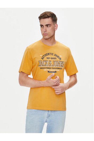 Jack & Jones jack jones Mens T-Shirt 12254862 Yellow