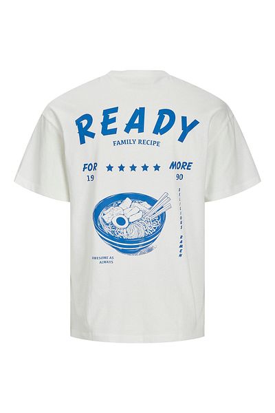 Jack & Jones jack jones Mens T-Shirt 12269384 White