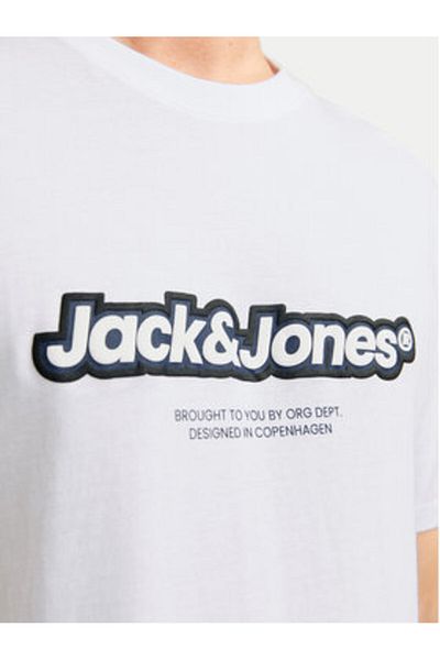 Jack & Jones jack jones Mens T-Shirt 12265740 White