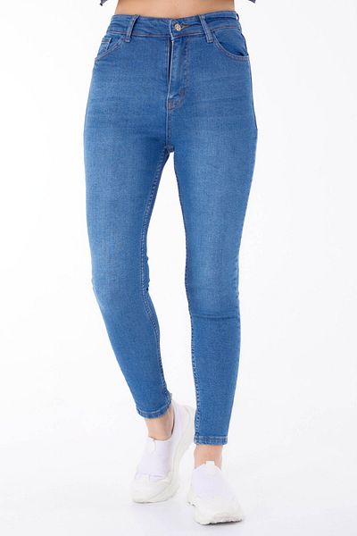 TOFİSA High Waist Skinny Jeans Blue - 25180