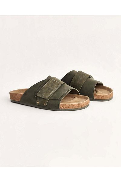 Chirpy Men's Summer Wide Single Strap Casual Slippers