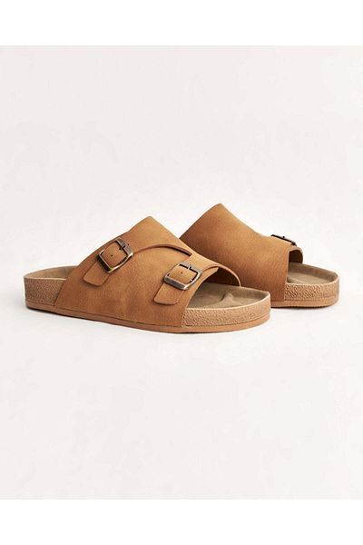 Chirpy Women's Double Buckle Summer Single Strap Slippers