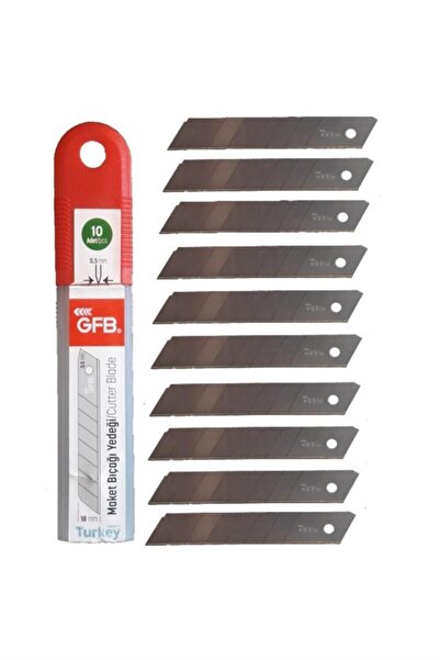 GFB Maket Bıçağı Falçata Ağzı (10 Adet)