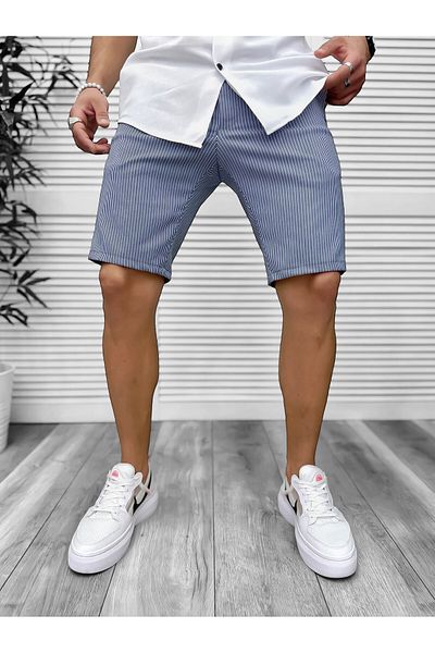 dehaine Pantaloni scurti, pentru barbati, casual, bleumarin, 13115