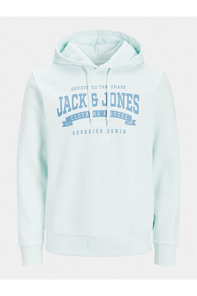 Jack & Jones Hanorac Jack Jones pentru bărbați 12233597 Albastru deschis