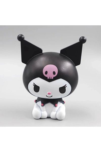LiderGlobal Kuromi Pvc Figure – Lightweight Design - Sanrio Character Figures
