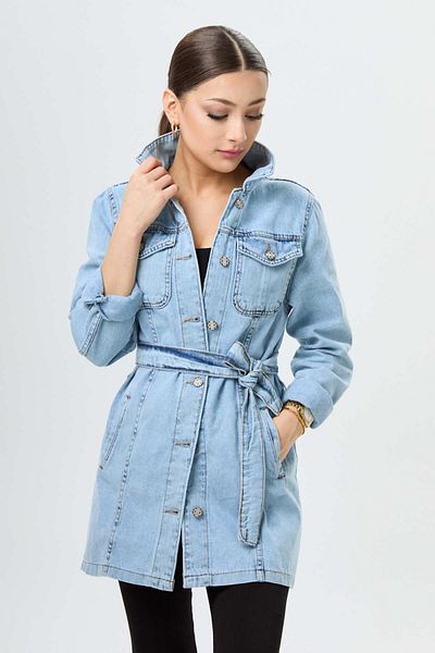 TOFİSA Denim Jacket Ice Blue - 23625