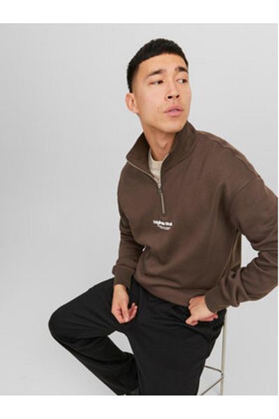Jack & Jones jack jones Mens Sweatshirt 12241777 Brown