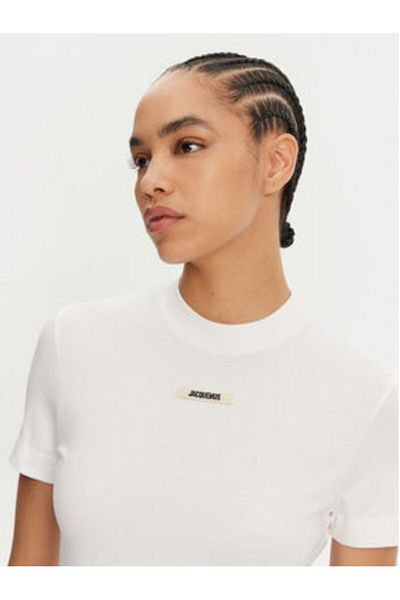 JACQUEMUS Tricou damă 24E241JS1332031 Alb