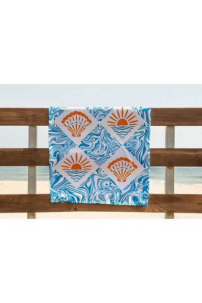 yok yok evim eve dair her şey Patterned High Quality Beach Towel