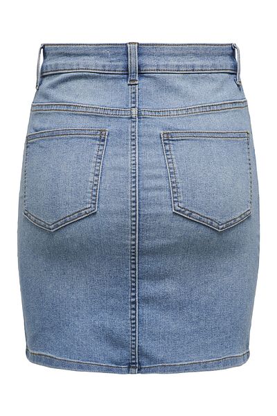 JDY Fustă din denim pentru femei 15346528 albastră
