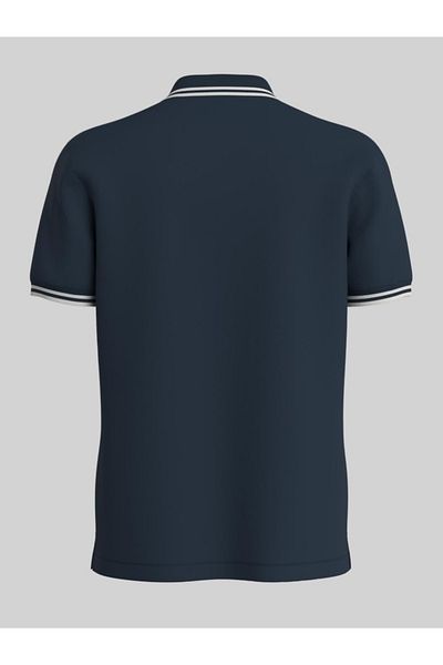 s.Oliver Tricou polo bărbătesc cu logo și detalii contrastante