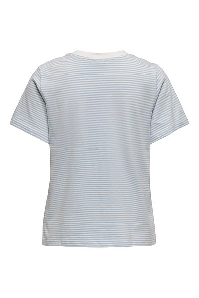 JDY Tricou damă 15298612 albastru deschis