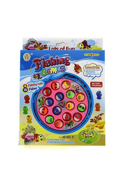 storeks Round Blue Fishing Game