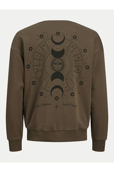 Jack & Jones jack jones Mens Sweatshirt 12257735 Brown